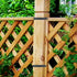 Fence Panel Security Brackets for Concrete or Wooden, Pack of 10, Posts Fits 4” x 4” Posts Strong Galvanised Steel Predrilled with 20 Screws...