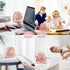 FARADAY USB Desk Fans 5 Inches Portable Table Fans 360° Head Rotation Small Personal Desktop Fan for Home Office, 3 Speeds, Pink...