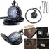 ManChDa Pocket Watch for Dad Gifts for Fathers Day Mechanical Pocket Watch for Dad Men Pocket Watches Engraved...
