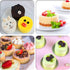Ocmoiy 2 Inch Ore Mold Round Silicone Molds for Chocolate Covered Ore Cookie, Mini Cake, Candy, Dessert, Jelly, 24 Cups Cylinder Baking Mold Set o...