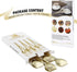 Mini Appetizer Tongs Stainless Steel Set of 4, MSY BIGSUNNY Gold Plated Small Serving Tongs, 6 Inch(15.2cm, Golden)...