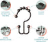 Zenna Home Metal Double Glide Shower Rings, Oil Rubbed Bronze – Set of 12 Heavy Duty, Rust-Resistant Shower Rings with Smooth Glide for Shower Cur...