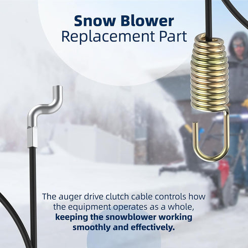 303200012 Snowblower Clutch Cable Lower Auger Cable Compatible with PowerSmart DB7103-24 Snow Blower 303200050 Snowthrower Drive Cable Fit for Pow...