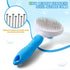 pet brush, pet brush for cats and dogs, removes loose undercoat and smoothes hair, stainless steel needles, self-cleaning button upgraded version,...