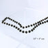 POMINA Dainty Black Rondelle Crystal Beaded Choker Necklace Delicate Multi Faceted Crystal Beads Choker for Women...