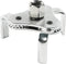 Adjustable Carbon Steel Oil Filter Wrench, 2-1/2 in to 4.5 in, 3 Jaw Design, 2 Way Removal Tool Set...