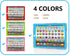 Kids Tablet Learning Pad Toddler Tablet with ABC Word Song Music Number Electronic Interactive Toy for Educational Preschool Boys & Girls 3 4 5 Ye...