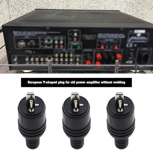 eMagTech 20PCS 2 Pin DIN Speaker Plug with Screw Terminals HiFi Loudspeaker Cable Connector for HiFi Loud Speaker Devices No Soldering 10PCS Male ...