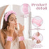 Puffy Spa Headband & Skincare Headbands for Women Makeup,Terry Cloth Towel Head Band for Skin Care,Sponge Make Up Hair Band for Girls,Face Wash Wr...