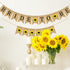 Doumeny Bride to Be Burlap Banner Rustic Sunflower Bunting Garland Bridal Shower Party Banner Jute Wedding Bunting Banner for Bachelorette Engagem...