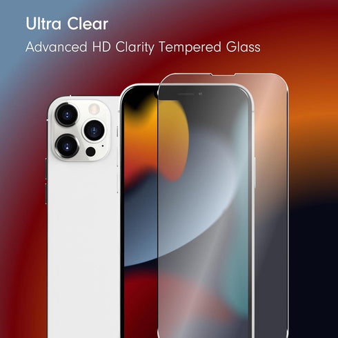 Sonix | 3 Pack Glass Screen Protector for iPhone 15 Pro + 3 Pack Camera Lens Protector | Case Friendly, Tempered Glass...