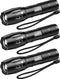 MODOAO 3pack Super Bright Flashlights High Lumens LED Flashlight with Zoomable Beam - Mini Flashlights for Camping, Hiking, Dog Walking - Powerful...