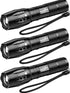 MODOAO 3pack Super Bright Flashlights High Lumens LED Flashlight with Zoomable Beam - Mini Flashlights for Camping, Hiking, Dog Walking - Powerful...