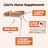 Lions Mane Supplement Capsules - Mushroom Supplement with Shiitake Mushrooms, Reishi Mushroom, Maitake Mushroom & Chaga. 60 High Potency Lion’s Ma...
