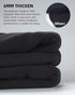 ROCKBROS Ski Mask Thermal Fleece Balaclava Ski Face Mask for Cold Weather Winter Full Face Protective Headgear for Men Women Black...