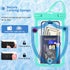 2 Pcs Waterproof Phone Pouch, Universal Waterproof Phone Case for iPhone Samsung Google Up to 7.3'', IPX8 Water Proof Cellphone Dry Bag for Snorke...