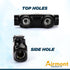 AP-10203, Black Insulated in-Line Splice Connector, 2/0-6 Wire Range, 3.23" L x 0.98" W x 1.63" H, Pre-Filled with Oxide Inhibitor, Easy Re-Entry,...
