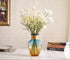 10pcs Artificial Daisy Flowers Flower Arrangements for Home Hotel Office Wedding Party Garden Craft Art Decor Each Approx 21" High No Vase White...