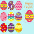 Easter Egg Cutouts for Spring Bulletin Board Classroom Decoration 45Pcs...