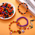 1510PCS Halloween Beads for Jewelry Making Pumpkin Skull Beads Polymer Clay Beads Evil Eye Beads Enamel Halloween Charms for Bracelet Necklace Ear...