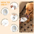 Silicone Dog Water Bottle, Dog Travel Water Bottle Foldable Extra Wide Cup, Lightweight Portable Dog Water Bottle with 2 Metal Pet Tag,Easy to Cle...