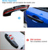 Thenice for 10th Gen Civic Carbon Fiber Grain Door Handle Cover Exterior Decoration Compatible with Honda Civic 2017 2018 2019 2020 2021 with Smar...