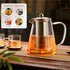 Glass Teapot (32oz/950ml) MJZQCD with Removable Stainless Steel Infuser,Glass Tea Pot transparent Stovetop tea Kettle,Blooming and Loose Leaf Tea ...