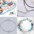 880 Pieces Jewelry Making Accessories Set Include 80 Lobster Clasps 200 Bead Knot Covers 200 Crimp Cover 200 Crimp End Tip and 200 Jump Ring Conne...