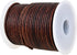 GENIQUE Real/Genuine Round Leather Cord for Jewelry Making, Leather String Cord for Crafting, Necklace, Bracelets, Braiding, Wraps (2mm, Antique B...