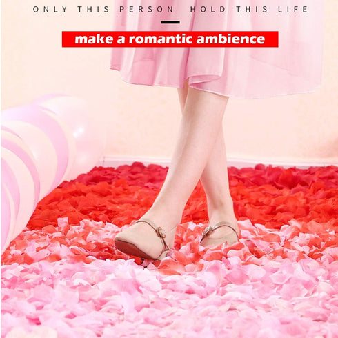 4500 Pack White Rose Petals,Artificial Roses Flower Petals for Romantic Night,Valentine's Day and Weddings...