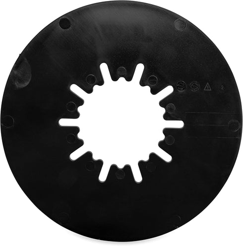 Camco RV Fifth Wheel Lube Plate | 8.25" Diameter | Easy Install | (44671), Black...