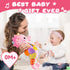 Baby Toys 0 to 12 Months, Musical Stuffed Animal Activity Soft Toys with Multi-Sensory Crinkle, Rattle and Textures,Infant Tummy Time Toys for New...