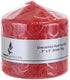 Mega Candles 6 pcs Unscented Dome Top Red Pillar Candles, Pressed Premium Wax Candle 3 Inch x 3 Inch, Home Décor, Weddings, Parties, Celebrations,...