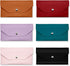 6 Pcs Cash Envelope wallets Reusable PU Leather Money Organizer for Cash Money Pouch Binder Organizer for Women Purses for Women on Holidays, Wedd...