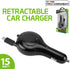 Cellet Retractable iPhone 15 Car Charger, Samsung Galaxy Smartphone, Google Pixel Smartphone Car Charger (Type-C 15 WATT)......