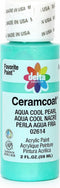 Delta Creative Ceramcoat Metallic and Pearl Acrylic Paint in Assorted Colors (2 oz), , Aqua Cool Pearl...