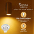 Simba Lighting MR11 Halogen 20W 12V FTD Spotlight Light Bulbs (10 Pack) 2-Pin 220lm for Landscape, Accent, Track Lights, and Fiber Optics, GU4 Bi-...