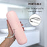 Travel Case for Toothbrush, Toothpaste and Makeup Brushes, Toothbrush holders travel. Portable Holder for Home, School, Camping and Bathroom(Pink)...