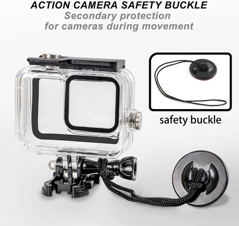 Universal Helmet Adhesive Sticky Mount for Action Cameras, Includes 4 Curved/Flat Mounts, 2 Anchors, 2 Base Mounts, 2 Tripod Adapters, Compatible ...