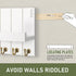 Rebee Vision Key Holder for Wall - Decorative Mail Organizer Wall Mount with 5 Key Hooks for Modern Farmhouse Apartment Essentials - Home Decor fo...