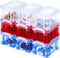 9 PCS Storage Box Containers with Lids, Small Plastic Clear Mini Bins, 3.4 x 2.6 x 2.0 Inches Reusable Stackable Craft Box Cases, Small Items Acce...