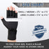 2 Pairs Copper Arthritis Gloves for Women Men, Wrist Reinforcement Fingerless Arthritis Compression Gloves for Relieving Carpal Tunnel Aches, Rheu...