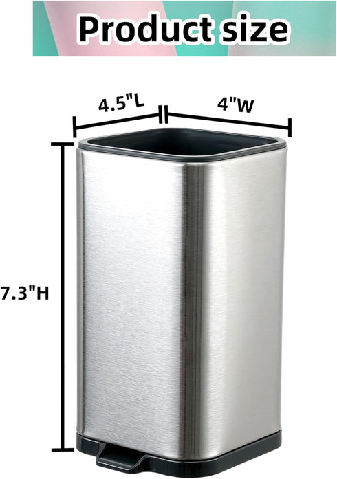 Kitchen Utensil Holder For Countertop Organizer Stainless Steel Kitchen Storage Utensil Silverware Organizer Caddy Small Capacity Flatware Spoon S...