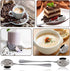 2 Pcs 7.5 inches Engraved Coffee Spoons Let's Have Coffee Together Forever Personalized Stainless Steel Spoon Ice Cream Spoon Couple Gifts Valenti...