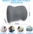 Lumbar Support Pillow, Ergonomic - Memory Foam Lumbar Support Pillow for Lower Back Pain Relief for Car Seats, Office Chairs, Gaming Consoles, Sof...