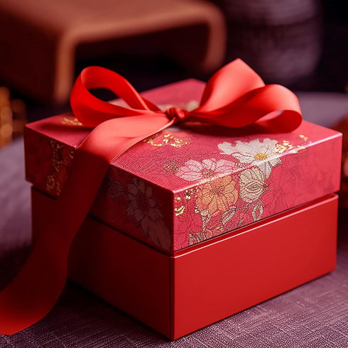LIUYAXI Hot Red Double Faced Satin Ribbon, 1/4" X Continuous 50 Yards, Thin Ribbons Perfect for Gift Wrapping Wedding Invitation Card Hair Bows Ta...