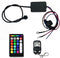 18 Kinds of Color Dual Remote RGB Music Controller for Motorcycle LED Accent Strip Light with Brake Function...