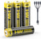 HW USB Rechargeable Lithium AA Batteries 4 Packs, 2800mWh(1860mAh) Li-ion AA Battery Constant Output 1.5V, 2 Hour Fast Charge with USB Cable,1000+...