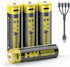 HW USB Rechargeable Lithium AA Batteries 4 Packs, 2800mWh(1860mAh) Li-ion AA Battery Constant Output 1.5V, 2 Hour Fast Charge with USB Cable,1000+...