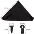 300 Picture Turn Button Fasteners Photo Frame Hardware and 300 Screws for Craft, Hanging, Drawing, Black...